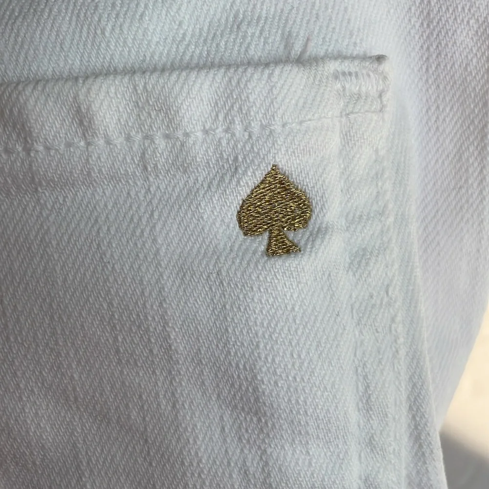 Kate Spade Play Hooky Jeans White Size 29